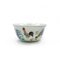 A Chinese Doucai 'Chicken' Cup