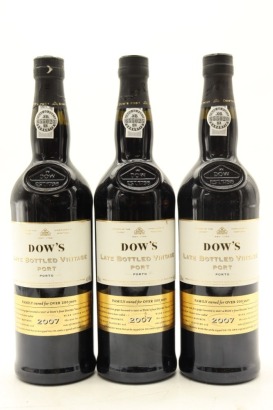 (3) 2007 Dow's Late Bottled Vintage Port, Portugal