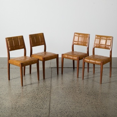 A Set of Four Mid Century Fler 64 Dining Chairs