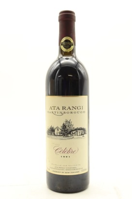 (1) 1991 Ata Rangi Celebre, Martinborough (US)