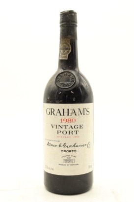 (1) 1980 W & J Graham's Vintage Port, Portugal [JR16.5]