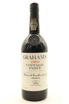 (1) 1980 W & J Graham's Vintage Port, Portugal [JR16.5]