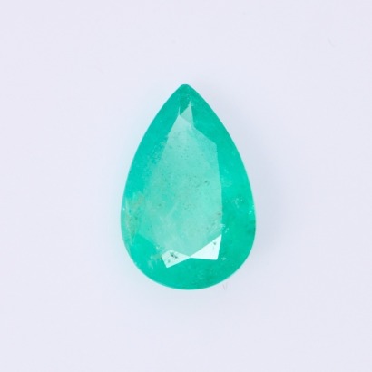 One 2.40ct, Loose Pear Shaped Emerald