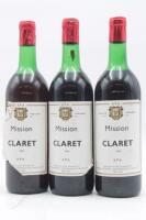 (3) 1976 Mission Estate Claret, Hawkes Bay, (UMS)