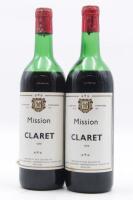 (2) 1976 Mission Estate Claret, Hawkes Bay, (MS)