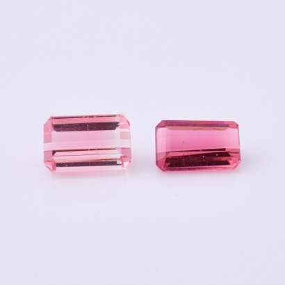 One 1.60ct, Loose Pair of Pink Tourmalines