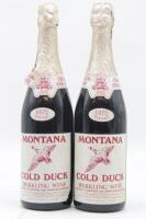 (1) 1972 Montana Cold Duck Sparkling Red, Auckland