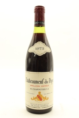 (1) 1973 M. Chapoutier Chateauneuf-du-Pape, Rhone