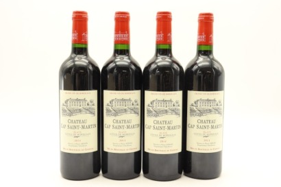 (4) 2014 Chateau Cap Saint-Martin, Blaye Cotes de Bordeaux
