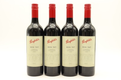(4) 2008 Penfolds Bin 707 Cabernet Sauvignon, South Australia