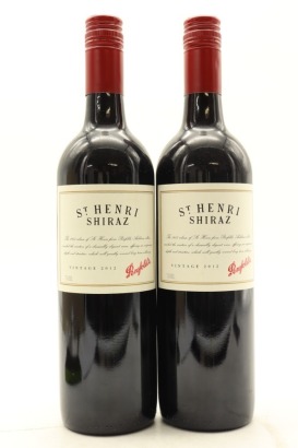 (2) 2012 Penfolds St. Henri Shiraz, South Australia [JR17.5] [JO96]