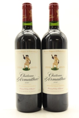 (2) 2010 Baron Philippe de Rothschild Chateau d'Armailhac, Pauillac [JR17]