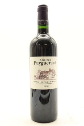 (1) 2010 Chateau Puygueraud, Francs Cotes de Bordeaux