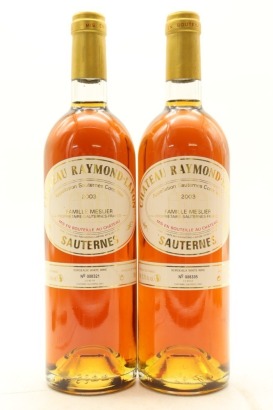 (2) 2003 Chateau Raymond-Lafon, Sauternes
