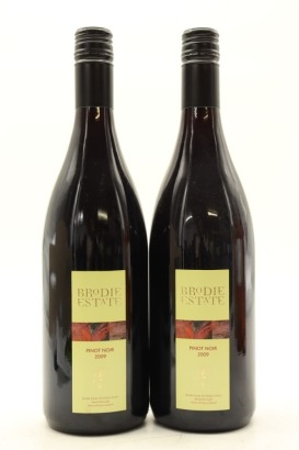 (2) 2009 Brodie Estate Pinot Noir, Martinborough