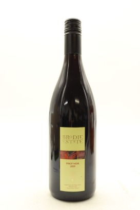 (1) 2009 Brodie Estate Pinot Noir, Martinborough