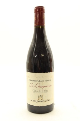 (1) 2010 Alain Jaume & Fils Domaine Grand Veneur Cotes du Rhone Les Champauvins, Rhone