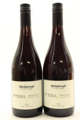 (2) 2017 Martinborough Vineyard Te Tera Pinot Noir, Martinborough