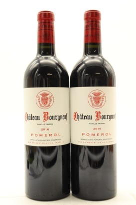 (2) 2016 Chateau Bourgneuf, Pomerol