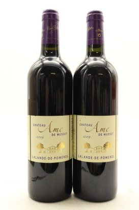 (2) 2009 Chateau Ame de Musset, Lalande-de-Pomerol