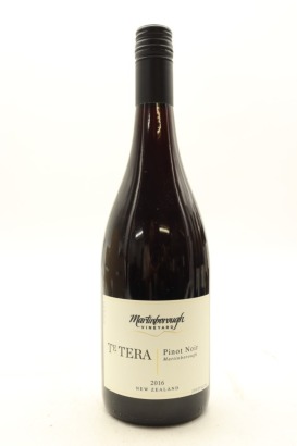 (1) 2016 Martinborough Vineyard Te Tera Pinot Noir, Martinborough