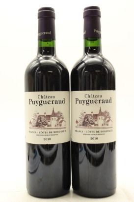 (2) 2010 Chateau Puygueraud, Francs Cotes de Bordeaux