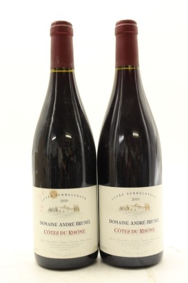 (2) 2010 Andre Brunel Cotes du Rhone Rouge, France