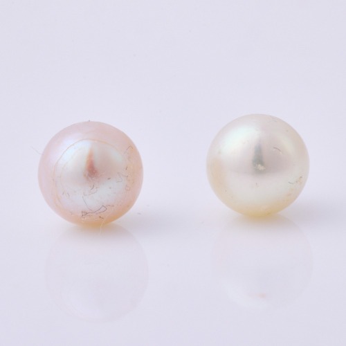 14ct White Gold, 6.5mm Pearl Stud Earrings