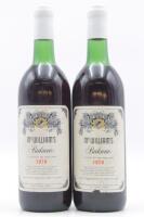 (2) 1970 McWilliams 'Bakano' Light Dry Red Table Wine, Hawkes Bay (TS)