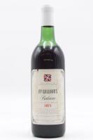 (1) 1971 McWilliams 'Bakano' Light Dry Red Table Wine, Hawkes Bay (UMS)