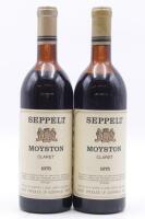 (2) 1975 Seppelt 'Moyston' Claret, Barossa Valley (UMS)