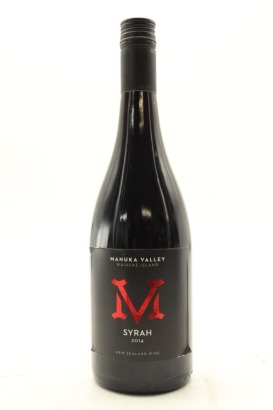 (1) 2014 Manuka Valley Syrah, Waiheke Island