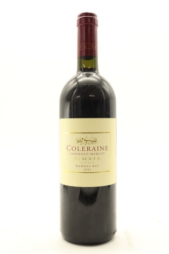 (1) 2001 Te Mata Estate Coleraine, Hawke's Bay