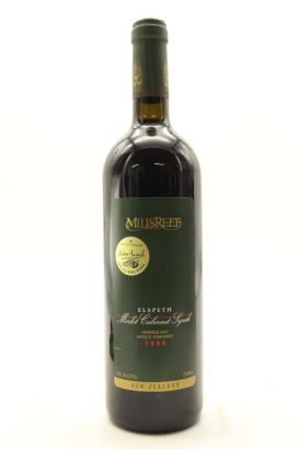 (1) 1998 Mills Reef Elspeth Merlot Cabernet Syrah, Gimblett Gravels