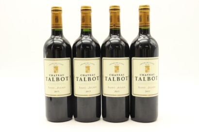 (4) 2015 Chateau Talbot, Saint-Julien [JR16.5] [WE94]