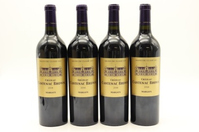 (4) 2018 Chateau Cantenac Brown, Margaux