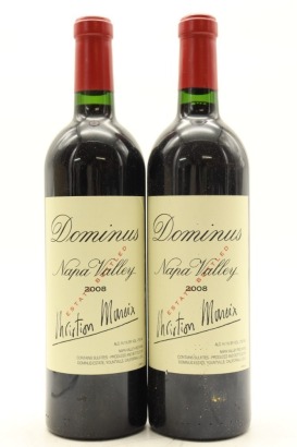 (2) 2008 Dominus Estate Christian Moueix, Napa Valley [RP99]