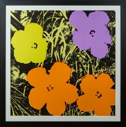 ANDY WARHOL - Sunday B. Morning Flowers 11.67 Screenprint