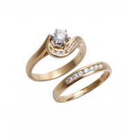 18ct Diamond Ring and Band