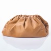 Bottega Veneta, Brown Leather, "The Pouch" Clutch Bag