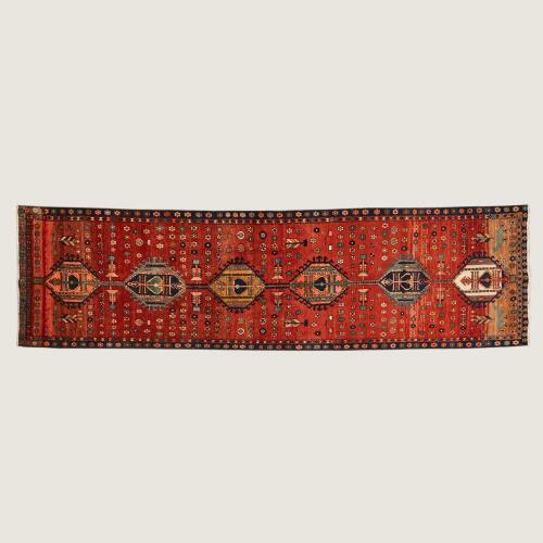 A Hand Knotted Sirjan Runner