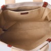 Chloe, Brown Cotton Canvas and Calfskin Large Woody Tote Bag - 4