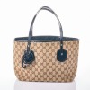 Gucci, GG Canvas and Patent Leather Jolie Charm Tote