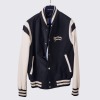 Louis Vuitton, Forever Varsity Jacket - Black / Cream, Size 52 - Near new