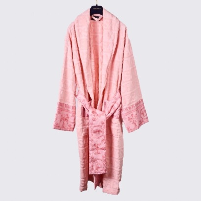 Versace, I Love Baroque, Pink Bathrobe, Size L - As New