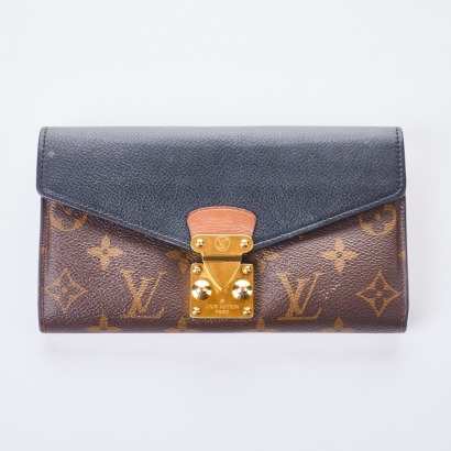 Louis Vuitton, Monogram Pallais Clutch Wallet with Box