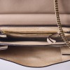 Chloe, Calfskin Suede Motty Grey Faye Chain Shoulder Bag - 2