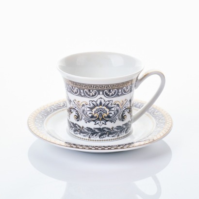 Versace by Rosenthal. Marqueterie Tea Cup and Saucer