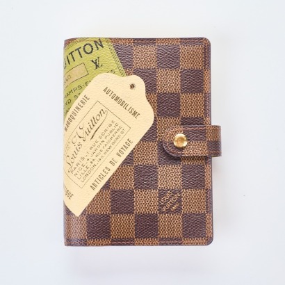 Louis Vuitton, Damier Ebene Voyage Agenda 2010 with Box - Near new
