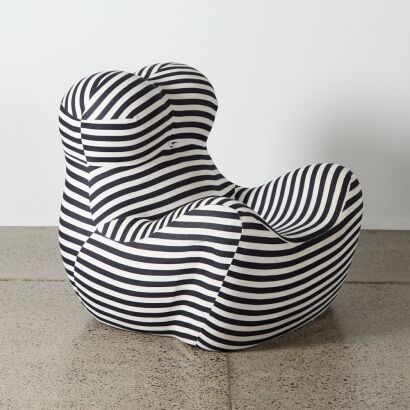 An Armchair in the Style of a Serie Up 2000 Chair